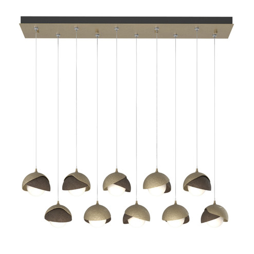 Brooklyn Brooklyn 10-Light Double Shade Pendant in Soft Gold (39|131205-SKT-STND-84-05-GG0711)
