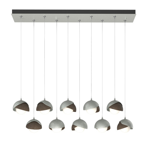 Brooklyn Brooklyn 10-Light Double Shade Pendant in Vintage Platinum (39|131205-SKT-STND-82-05-GG0711)