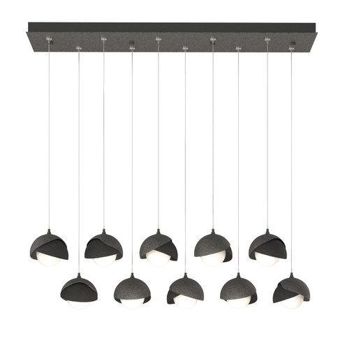 Brooklyn Brooklyn 10-Light Double Shade Pendant in Natural Iron (39|131205-SKT-STND-20-10-GG0711)