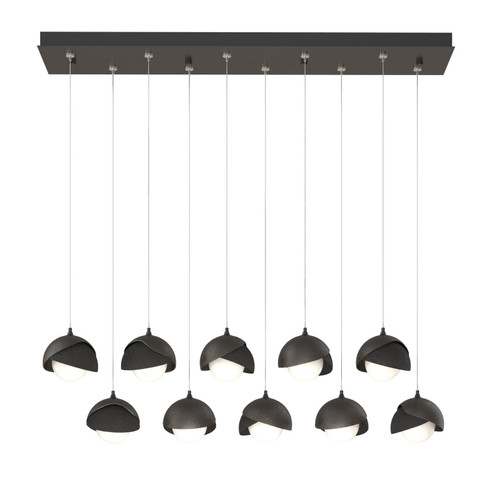 Brooklyn Brooklyn 10-Light Double Shade Pendant in Oil Rubbed Bronze (39|131205-SKT-STND-14-10-GG0711)