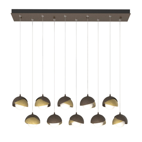 Brooklyn LED Pendant in Bronze (39|131205-SKT-STND-05-86-GG0711)
