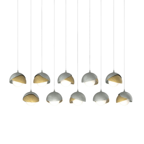 Brooklyn Brooklyn 10-Light Double Shade Pendant in Vintage Platinum (39|131205-SKT-LONG-82-86-GG0711)