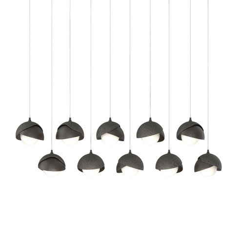 Brooklyn Brooklyn 10-Light Double Shade Pendant in Natural Iron (39|131205-SKT-LONG-20-14-GG0711)