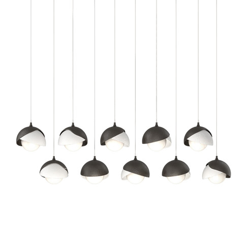 Brooklyn Brooklyn 10-Light Double Shade Pendant in Oil Rubbed Bronze (39|131205-SKT-LONG-14-02-GG0711)