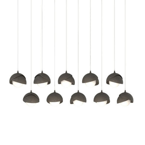 Brooklyn Brooklyn 10-Light Double Shade Pendant in Dark Smoke (39|131205-SKT-LONG-07-07-GG0711)