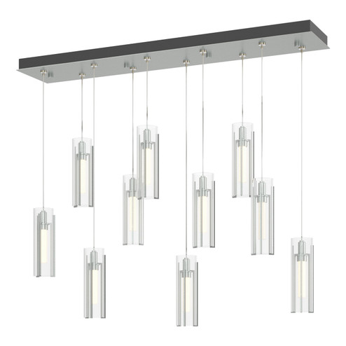 Exos Glass Exos Glass 10-Light Pendant in Vintage Platinum (39|131204-SKT-STND-82-ZM0065)