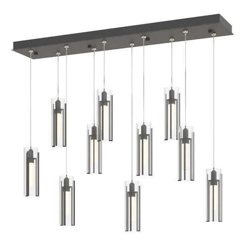 Exos Glass Exos Glass 10-Light Pendant in Natural Iron (39|131204-SKT-STND-20-ZM0065)