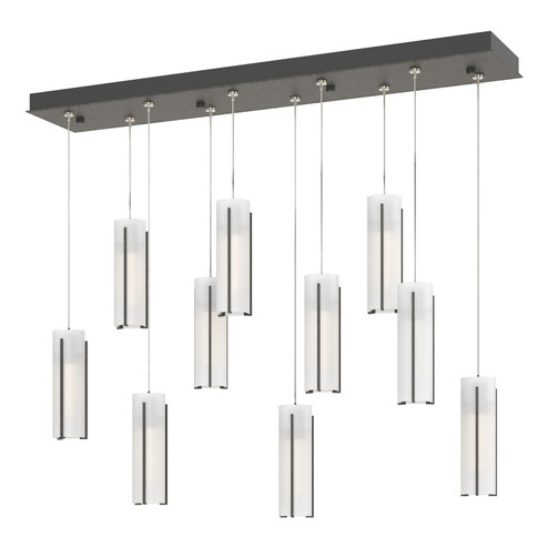 Exos Glass LED Pendant in Natural Iron (39|131204-SKT-STND-20-GG0065)