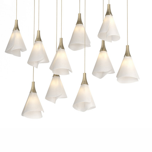 Mobius Athena Triple Short LED Lantern in Soft Gold (39|131202-SKT-LONG-84-SH1987)