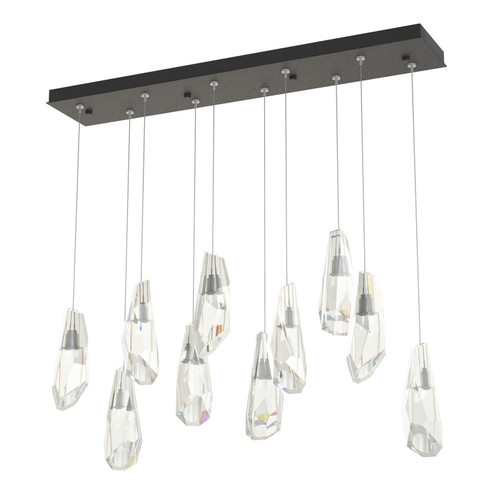 Luma Luma 10-Light Large Crystal Pendant in Natural Iron (39|131201-SKT-STND-20-CR)