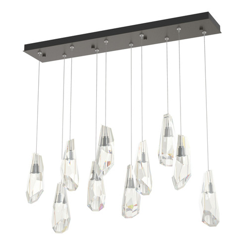 Luma Luma 10-Light Large Crystal Pendant in Dark Smoke (39|131201-SKT-STND-07-CR)