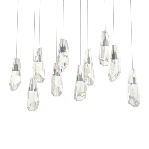 Luma Luma 10-Light Large Crystal Pendant in Oil Rubbed Bronze (39|131201-SKT-LONG-14-CR)