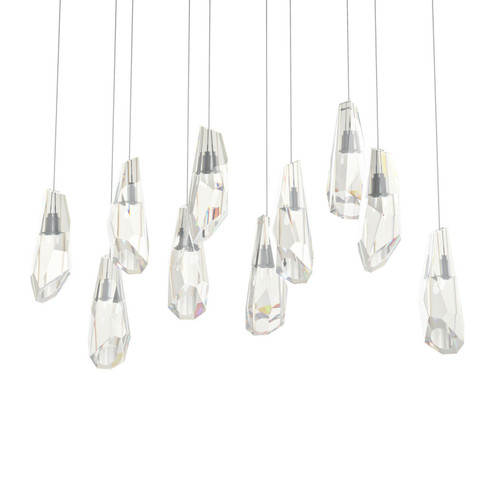 Luma Luma 10-Light Large Crystal Pendant in Black (39|131201-SKT-LONG-10-CR)