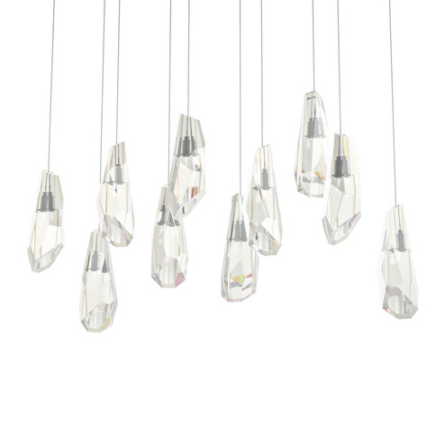 Luma Luma 10-Light Large Crystal Pendant in Dark Smoke (39|131201-SKT-LONG-07-CR)