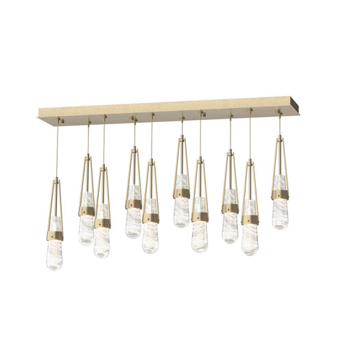 Link Link 10-Light Blown Glass Pendant in Soft Gold (39|131200-SKT-STND-84-YJ0434)