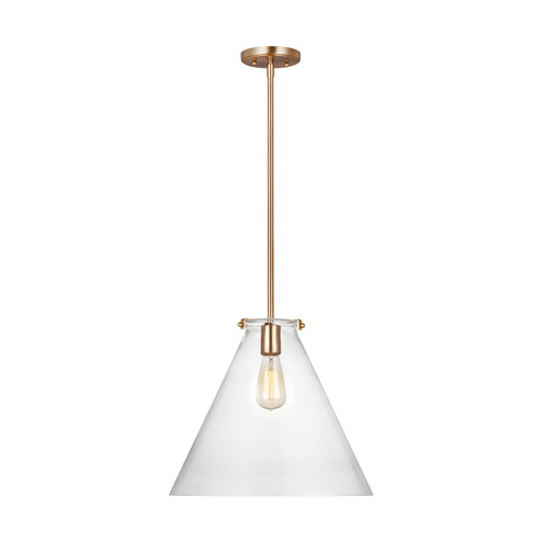 Kate One Light Pendant in Satin Brass (454|6592101-848)