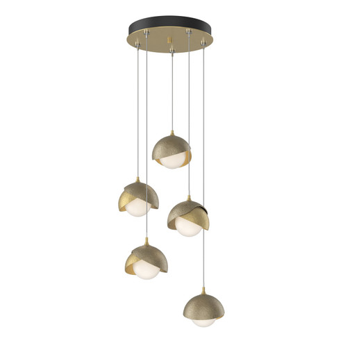 Brooklyn Brooklyn 5-Light Double Shade Pendant in Modern Brass (39|131125-SKT-STND-86-84-GG0711)