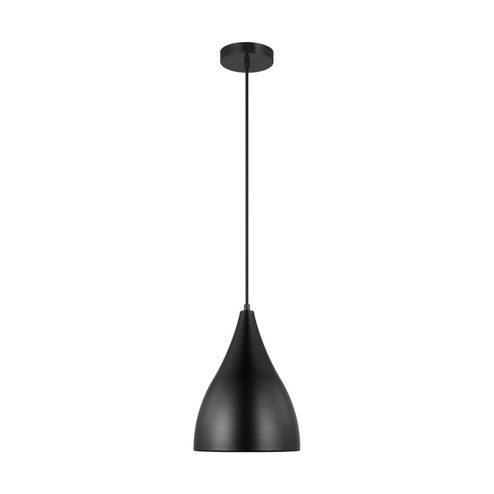 Oden One Light Pendant in Midnight Black (454|6545301-112)