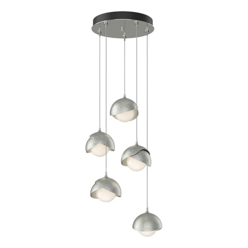 Brooklyn Brooklyn 5-Light Double Shade Pendant in Sterling (39|131125-SKT-STND-85-85-GG0711)