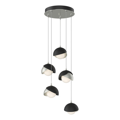 Brooklyn Brooklyn 5-Light Double Shade Pendant in Sterling (39|131125-SKT-STND-85-10-GG0711)