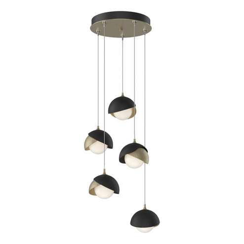 Brooklyn Brooklyn 5-Light Double Shade Pendant in Soft Gold (39|131125-SKT-STND-84-10-GG0711)