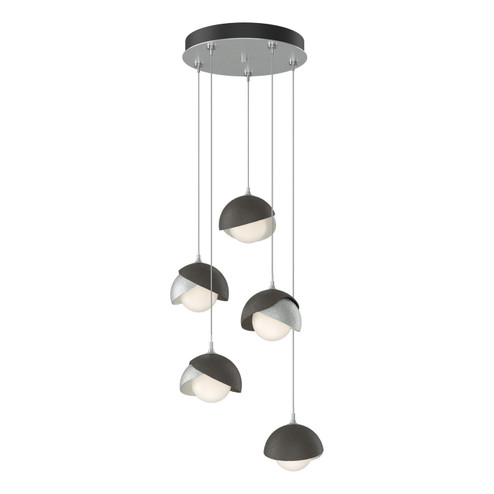 Brooklyn Brooklyn 5-Light Double Shade Pendant in Vintage Platinum (39|131125-SKT-STND-82-07-GG0711)