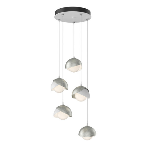 Brooklyn Brooklyn 5-Light Double Shade Pendant in White (39|131125-SKT-STND-02-85-GG0711)