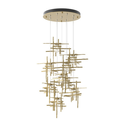 Tura Tura 9-Light Seeded Glass Pendant in Ink (39|131107-SKT-STND-89-II0728)