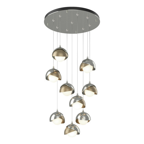 Brooklyn Brooklyn 9-Light Double Shade Pendant in Sterling (39|131105-SKT-STND-85-84-GG0711)