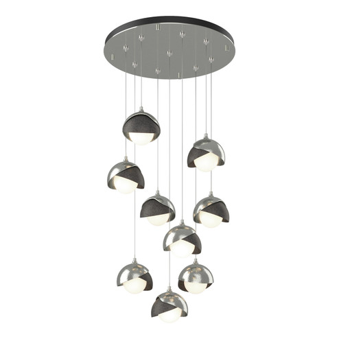 Brooklyn Brooklyn 9-Light Double Shade Pendant in Sterling (39|131105-SKT-STND-85-20-GG0711)