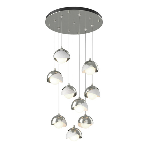 Brooklyn Brooklyn 9-Light Double Shade Pendant in Sterling (39|131105-SKT-STND-85-02-GG0711)