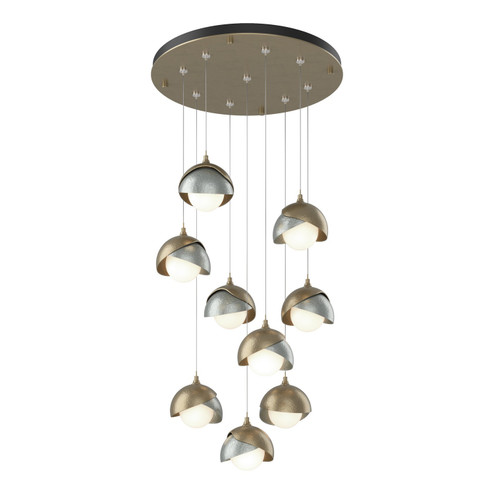 Brooklyn Brooklyn 9-Light Double Shade Pendant in Soft Gold (39|131105-SKT-STND-84-82-GG0711)