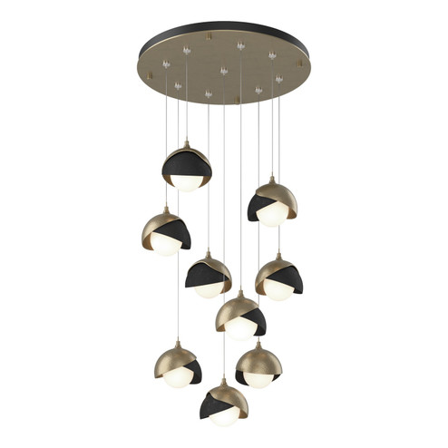 Brooklyn Brooklyn 9-Light Double Shade Pendant in Soft Gold (39|131105-SKT-STND-84-10-GG0711)
