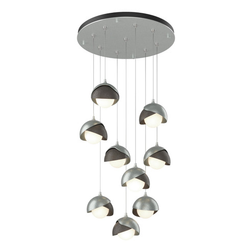 Brooklyn Brooklyn 9-Light Double Shade Pendant in Vintage Platinum (39|131105-SKT-STND-82-07-GG0711)