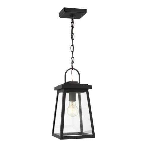 Founders One Light Outdoor Pendant in Black (454|6248401-12)
