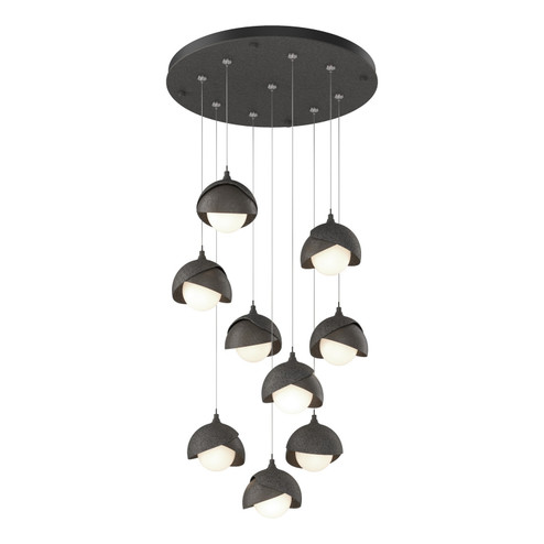 Brooklyn Brooklyn 9-Light Double Shade Pendant in Natural Iron (39|131105-SKT-STND-20-07-GG0711)