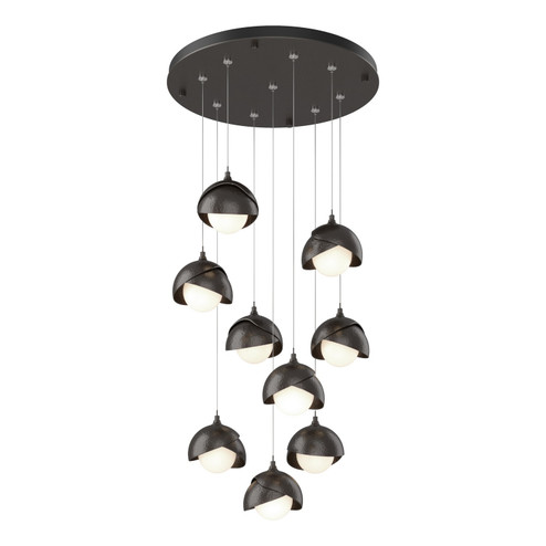 Brooklyn Brooklyn 9-Light Double Shade Pendant in Oil Rubbed Bronze (39|131105-SKT-STND-14-14-GG0711)