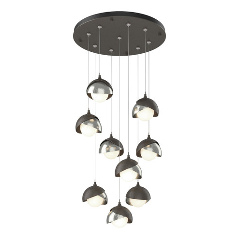 Brooklyn Brooklyn 9-Light Double Shade Pendant in Dark Smoke (39|131105-SKT-STND-07-85-GG0711)