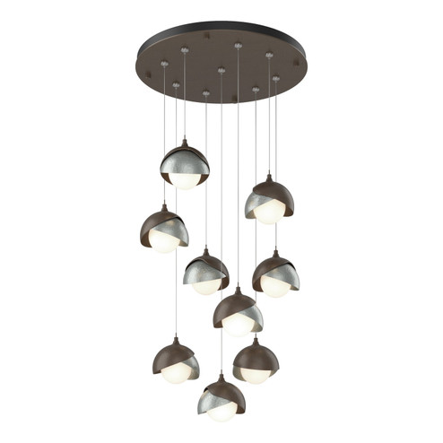 Brooklyn Brooklyn 9-Light Double Shade Pendant in Bronze (39|131105-SKT-STND-05-82-GG0711)