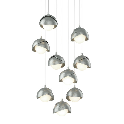 Brooklyn Brooklyn 9-Light Double Shade Pendant in Vintage Platinum (39|131105-SKT-LONG-82-82-GG0711)