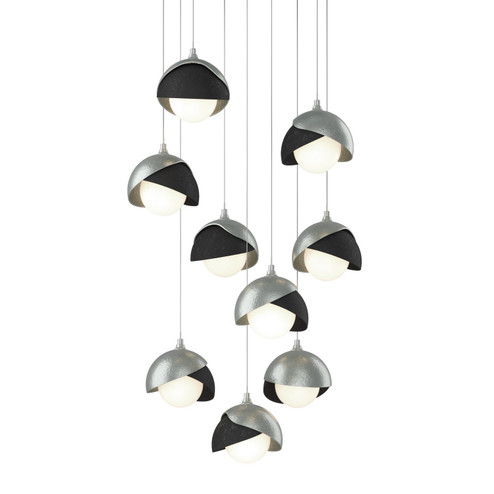Brooklyn Brooklyn 9-Light Double Shade Pendant in Vintage Platinum (39|131105-SKT-LONG-82-10-GG0711)