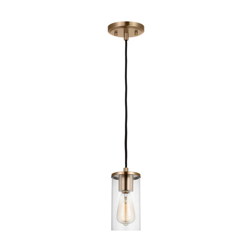 Zire One Light Mini-Pendant in Satin Brass (454|6190301-848)