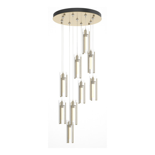 Exos Glass Exos Glass 9-Light Pendant in Ink (39|131104-SKT-STND-89-ZM0065)