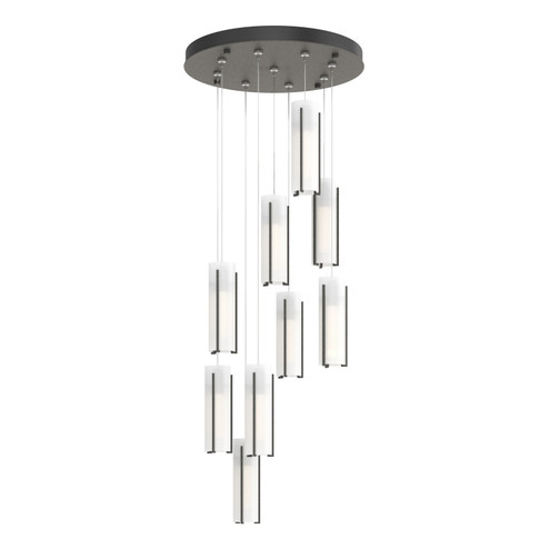 Exos Glass Exos Glass 9-Light Pendant in Natural Iron (39|131104-SKT-STND-20-GG0065)