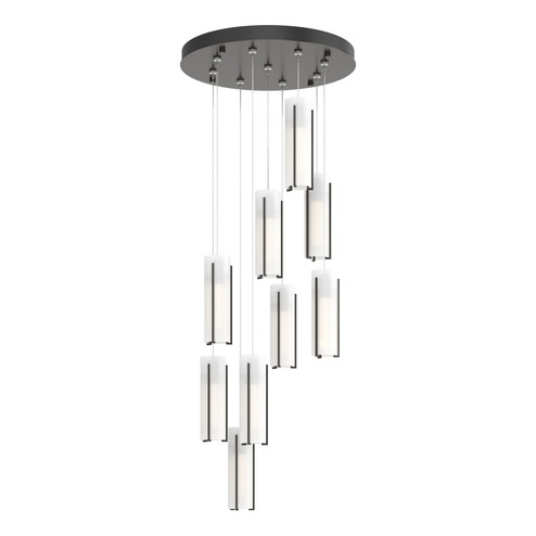 Exos Glass Exos Glass 9-Light Pendant in Oil Rubbed Bronze (39|131104-SKT-STND-14-GG0065)