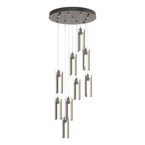 Exos Glass Exos Glass 9-Light Pendant in Bronze (39|131104-SKT-STND-05-ZM0065)