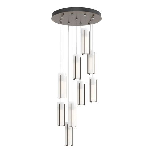 Exos Glass Exos Glass 9-Light Pendant in Bronze (39|131104-SKT-STND-05-GG0065)