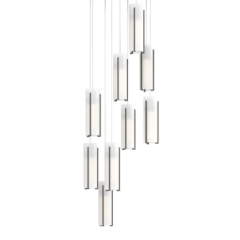 Exos Glass Exos Glass 9-Light Pendant in Dark Smoke (39|131104-SKT-LONG-07-GG0065)