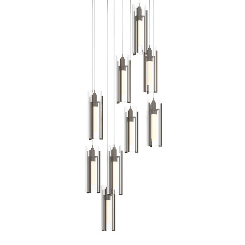 Exos Glass Exos Glass 9-Light Pendant in Bronze (39|131104-SKT-LONG-05-ZM0065)