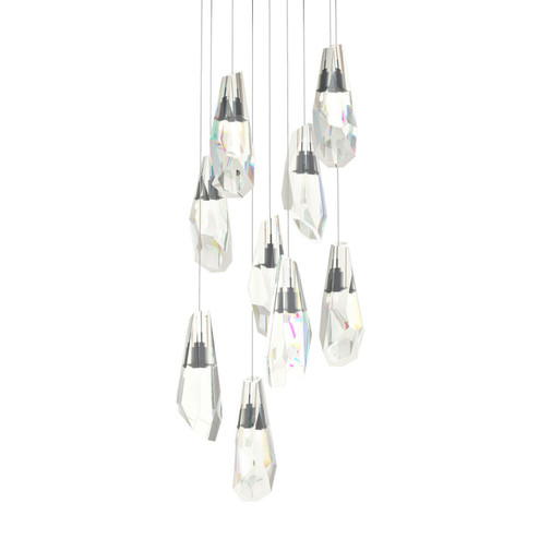 Luma Luma 9-Light Large Crystal Pendant in Black (39|131101-SKT-LONG-10-CR)